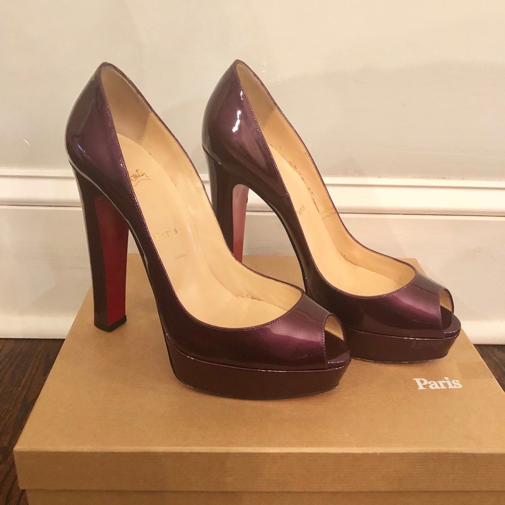 Christian Louboutin Bambou 140 Metal PatentSize 40